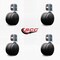 Service Caster 3'' Nylon Twin Wheel Casters with Corner Mounting Bracket , 4PK SCC-UHGR02S75-NYS-716-4-CB90-4 - alternate 4